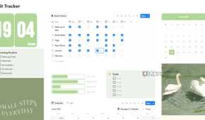 Habit tracker Notion template
