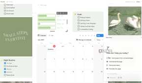 Habit Tracker Notion template with Ask AI feature