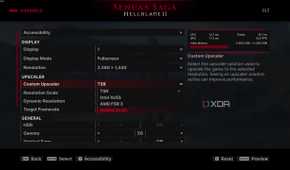 Graphics settings in Hellblade II: Senua's Saga.
