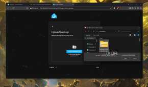 Uploading a backup to Home Assistant