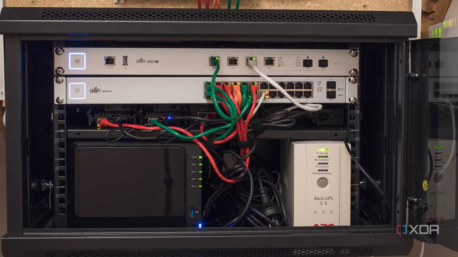 home lab server cabinet