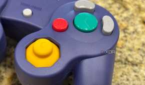 Switch 2 GameCube controller, showing the face buttons