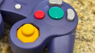 Switch 2 GameCube controller, showing the face buttons