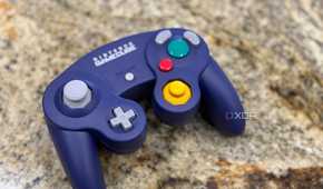 a product shot of the Switch 2 GameCube controller