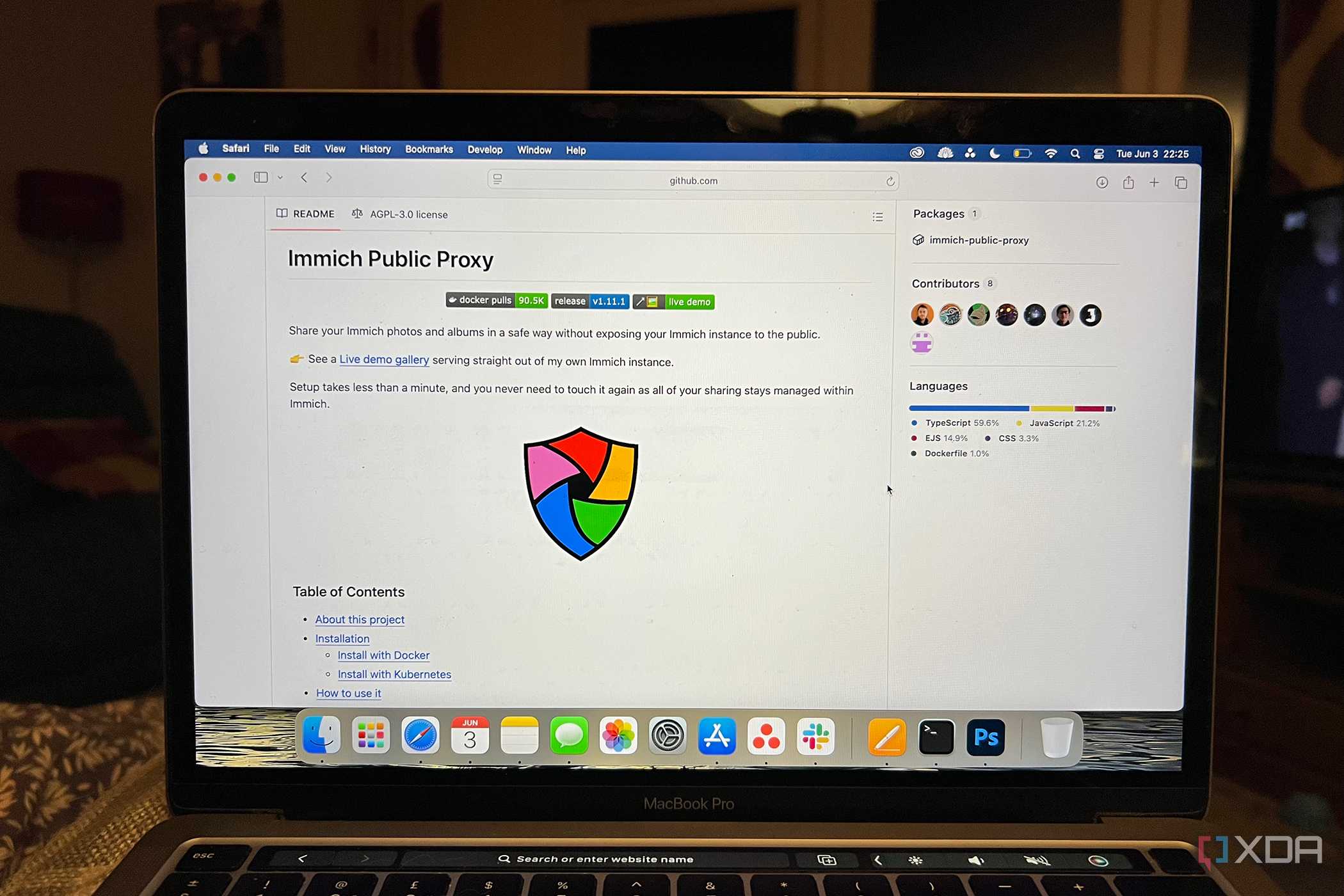 Immich Public Proxy GitHub page