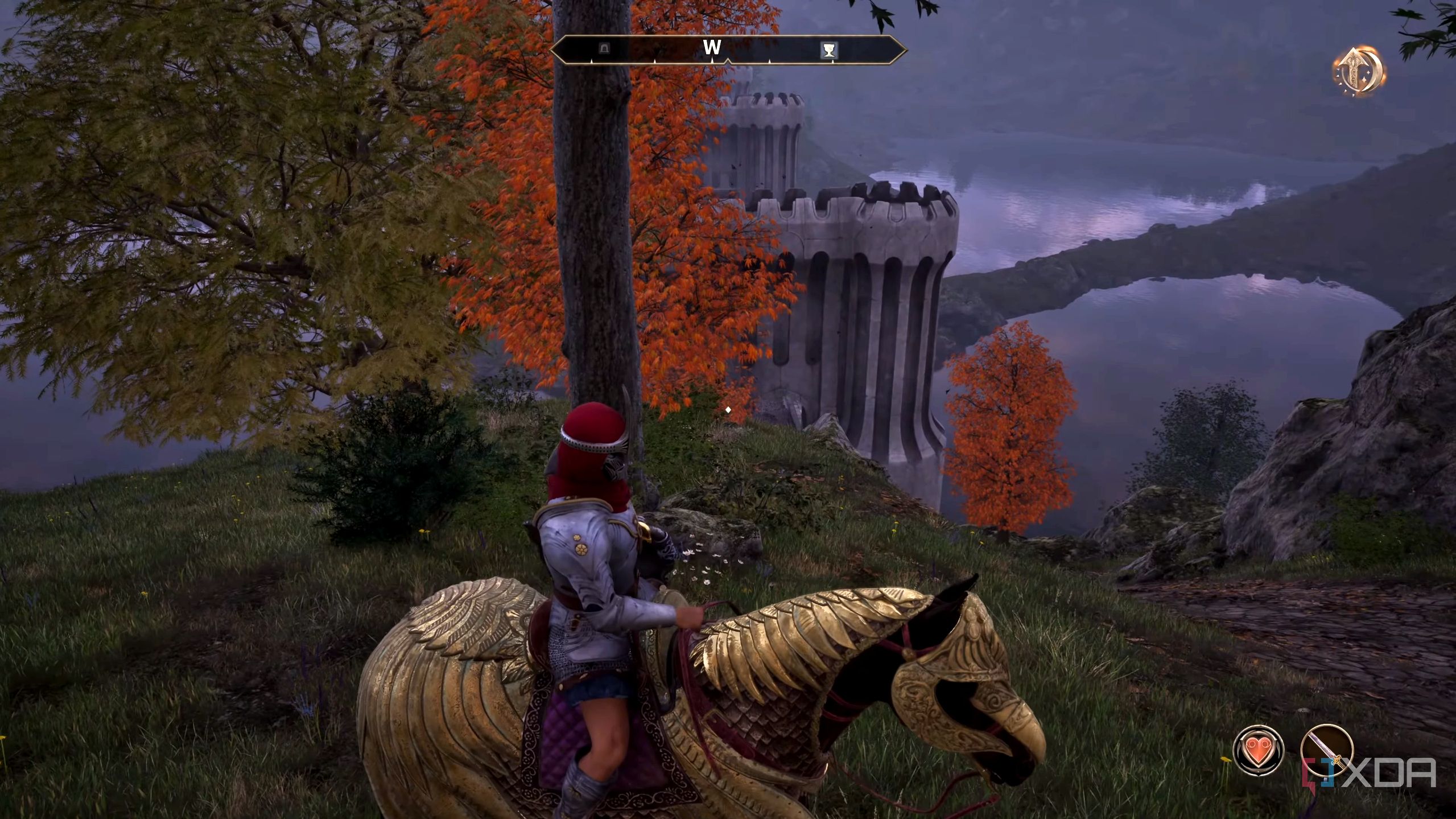 The infamous horse armor in Elder Scrolls IV: Oblivion remastered.