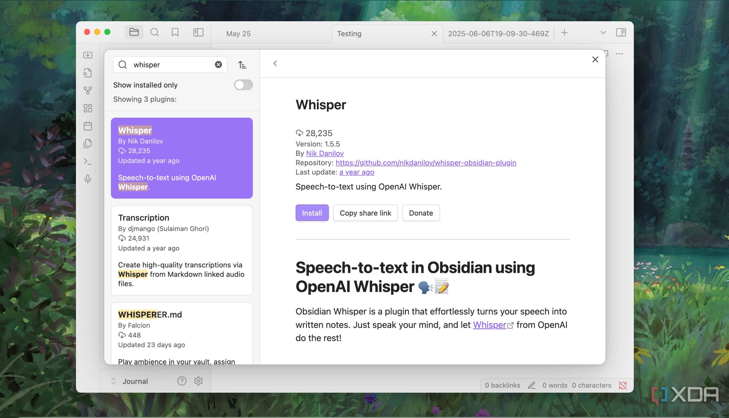 This free Obsidian plugin turns my voice into notes, and it all runs on ...