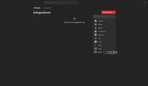 integrations in homarr