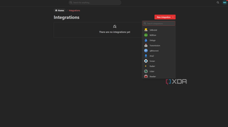 integrations in homarr