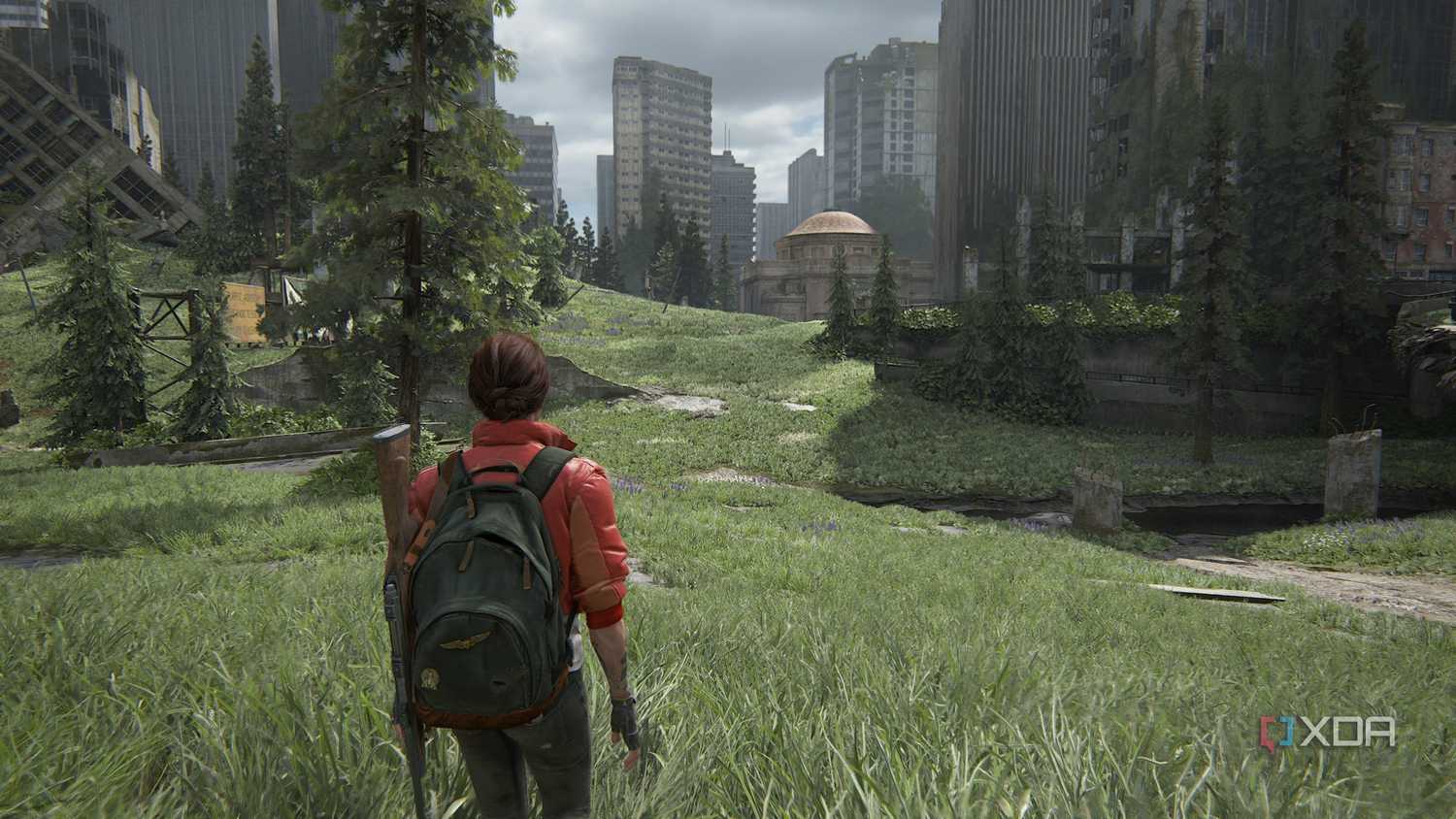 A screenshot from The Last of Us Part II Remastered on PC.