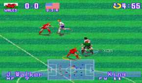 Screenshot from the game International Superstar Soccer Deluxe.