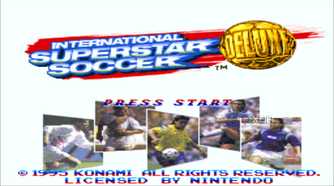 Screenshot from the game International Superstar Soccer Deluxe.