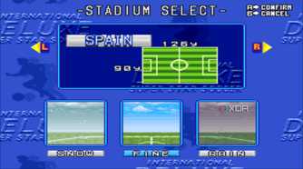 Screenshot from the game International Superstar Soccer Deluxe.