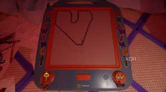 An etch-a-sketch in It Takes Two.