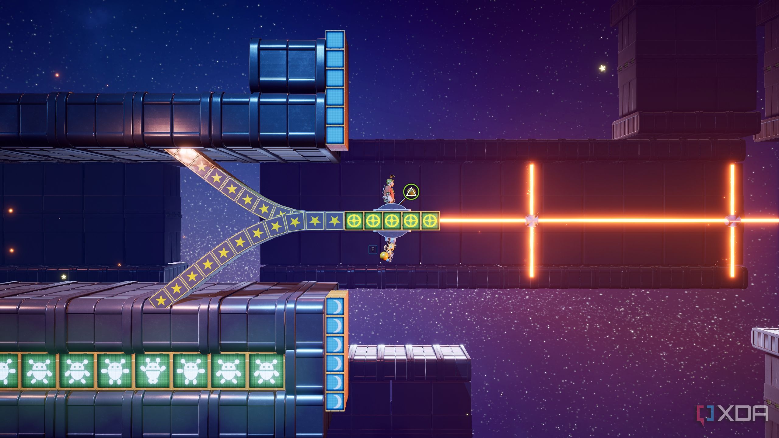Cody and May in a platforming section in It Takes Two.