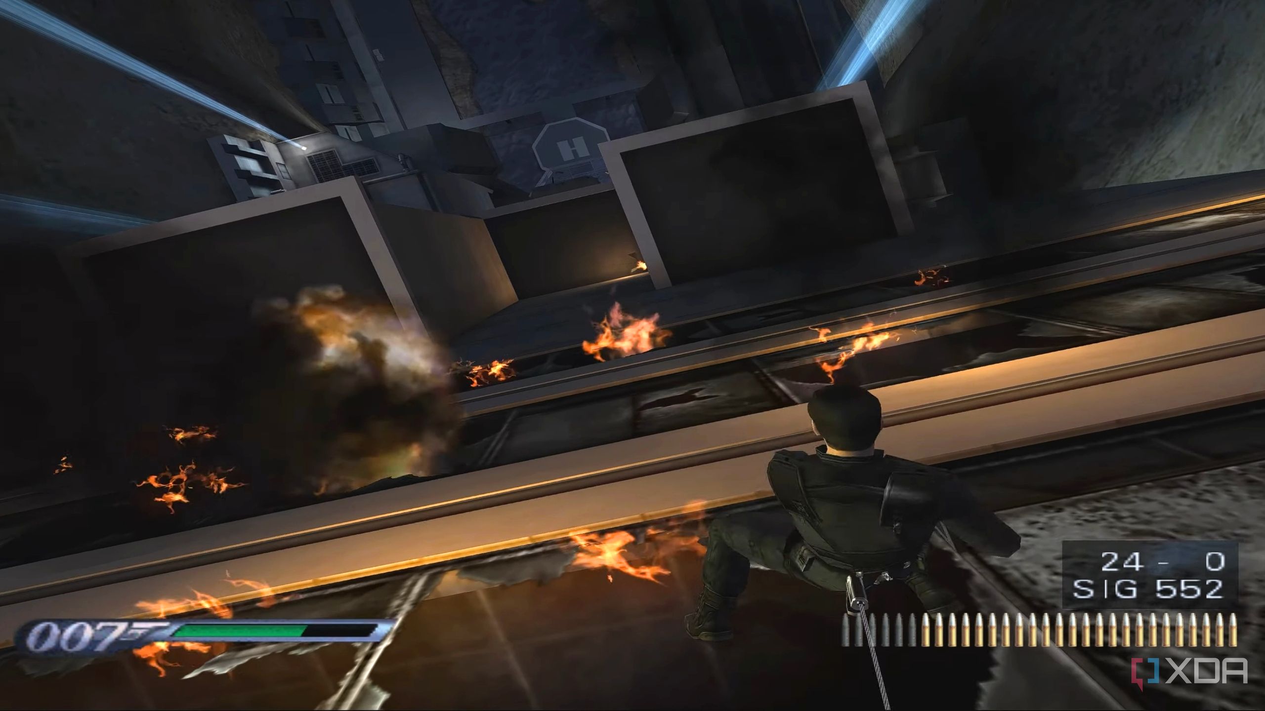 James Bond 007: Everything or Nothing running on the PCSX2 emulator.