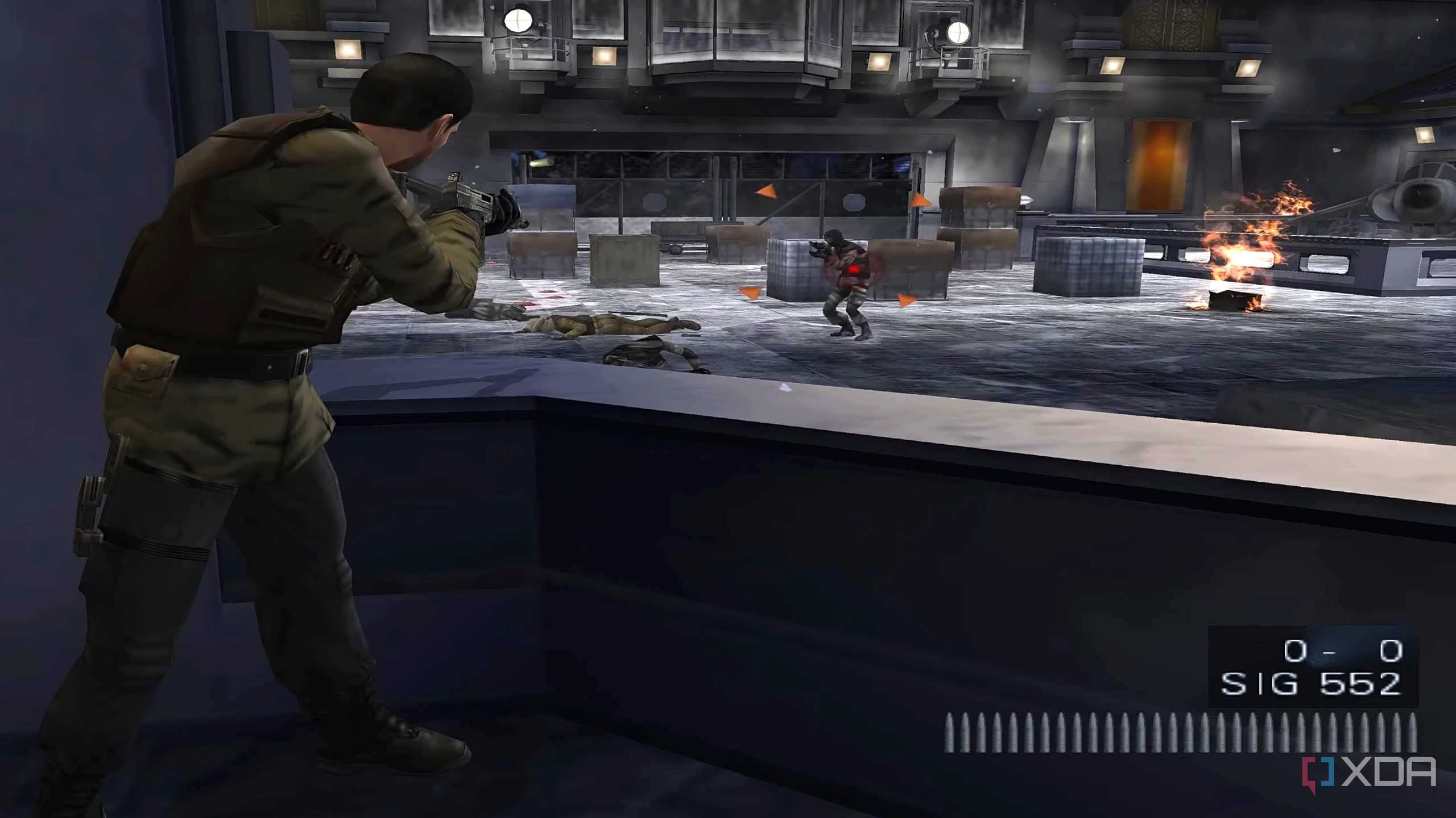 James Bond 007: Everything or Nothing running on the PCSX2 emulator.