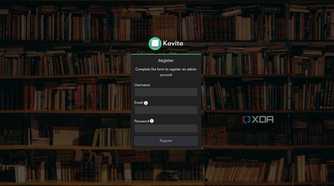 Kavita sign up page