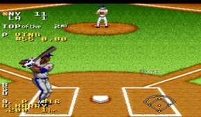Screenshot from the game Ken Griffey Jr. Presents Major League Baseball.