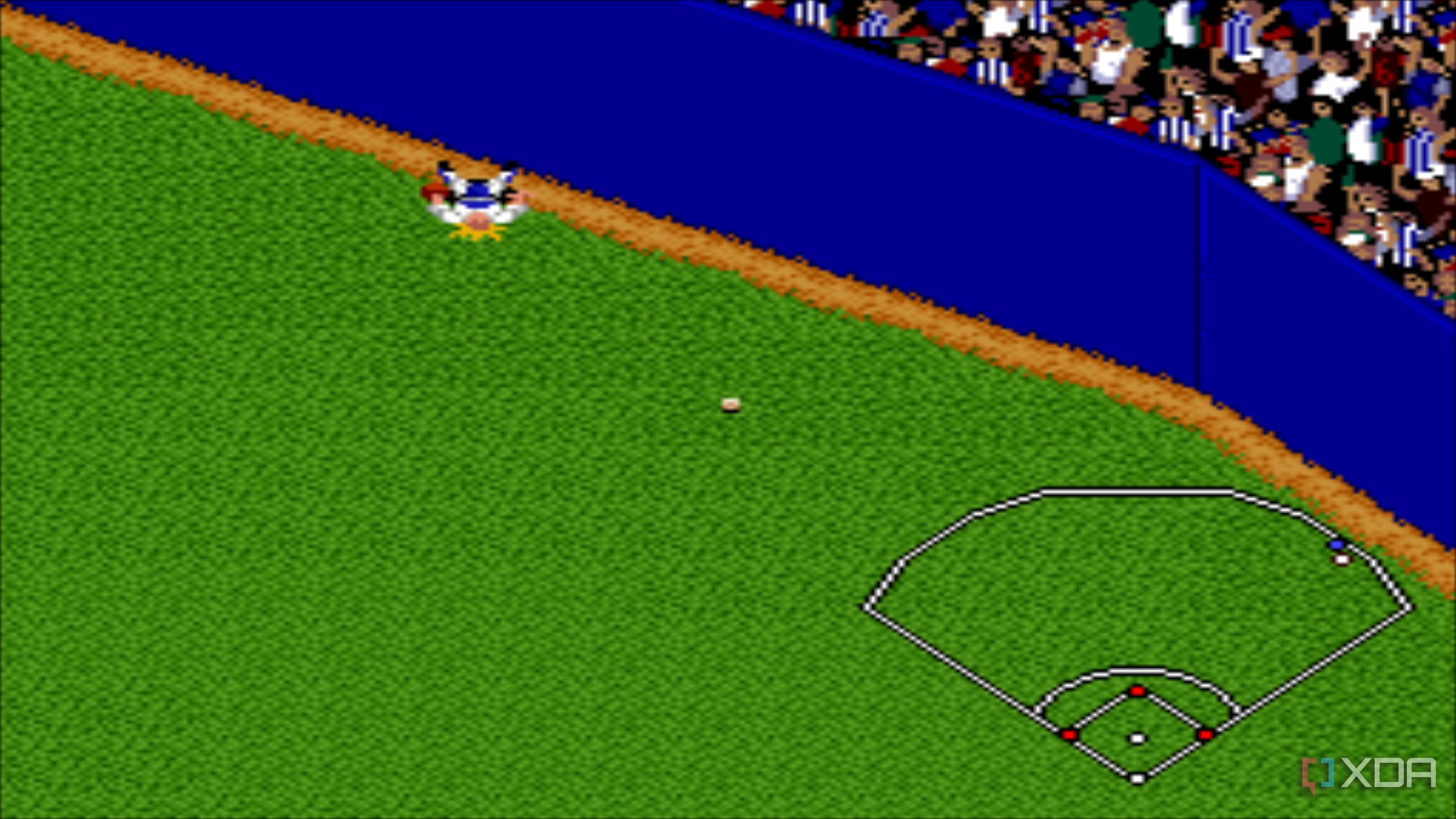 Screenshot from the game Ken Griffey Jr. Presents Major League Baseball.