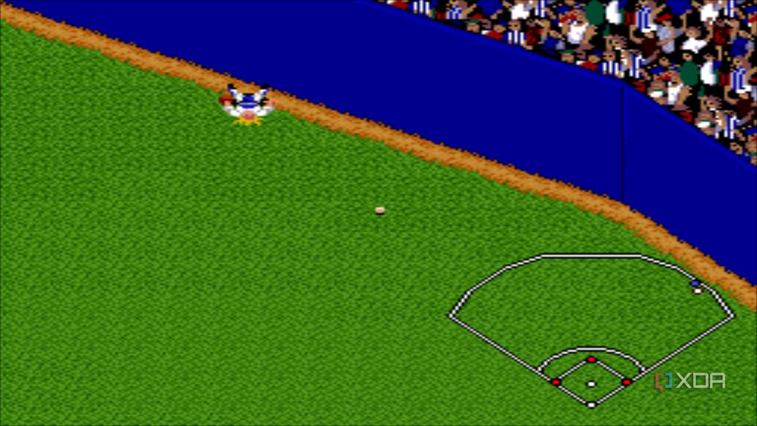 Screenshot from the game Ken Griffey Jr. Presents Major League Baseball.