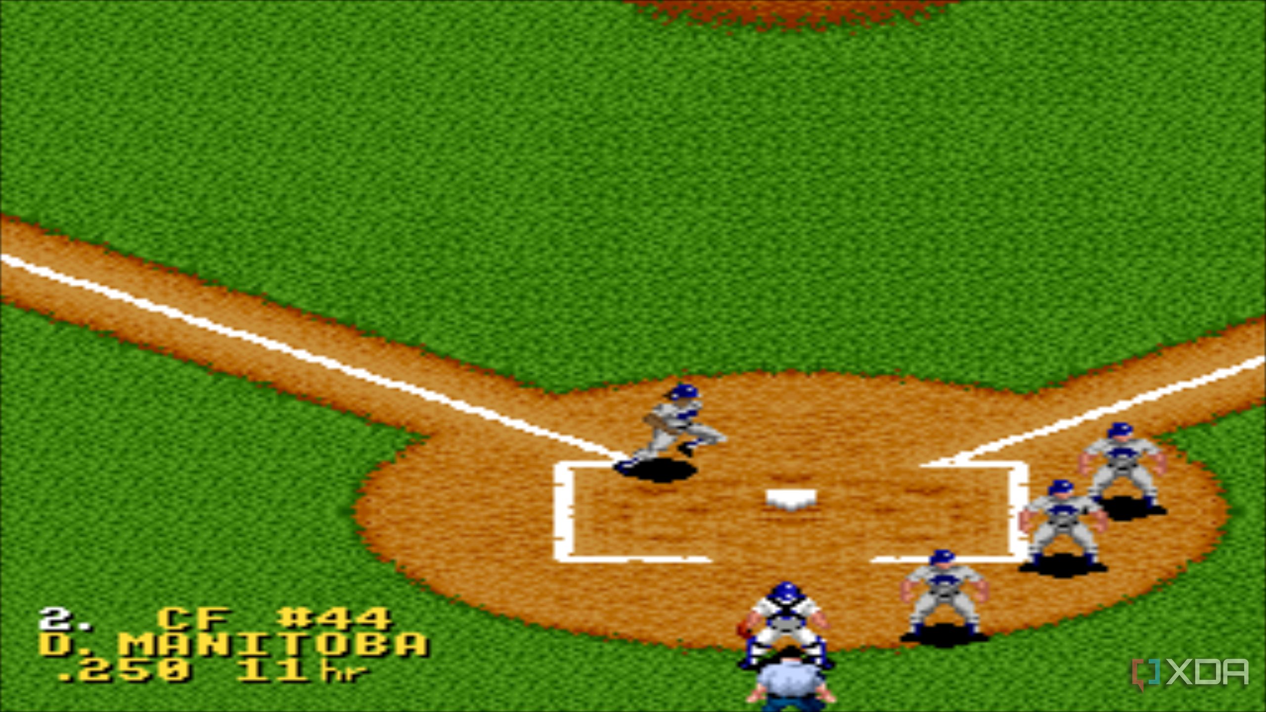 Screenshot from the game Ken Griffey Jr. Presents Major League Baseball.