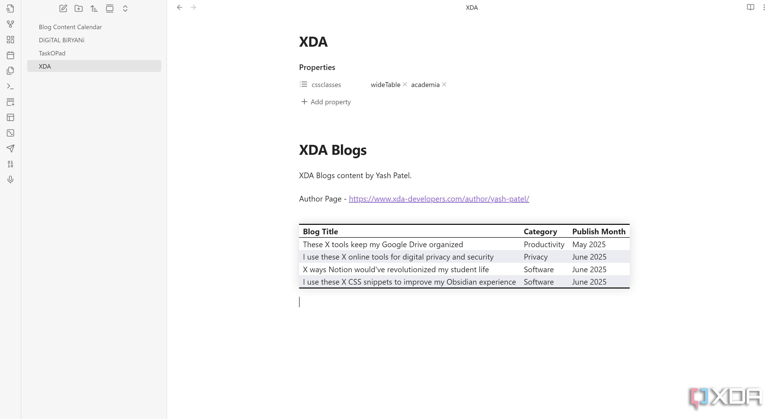Latex table on obsidian from Pretty Tables CSS snippets.