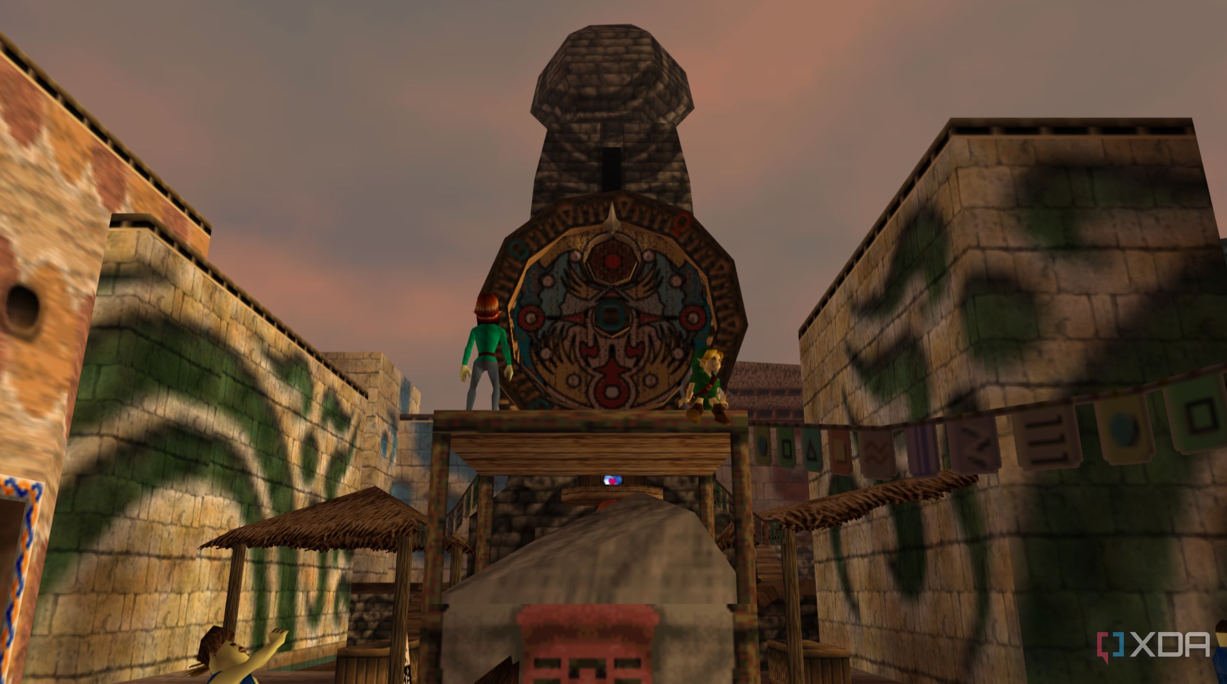 Screenshot from the game The Legend of Zelda: Majora's Mask on the N64.