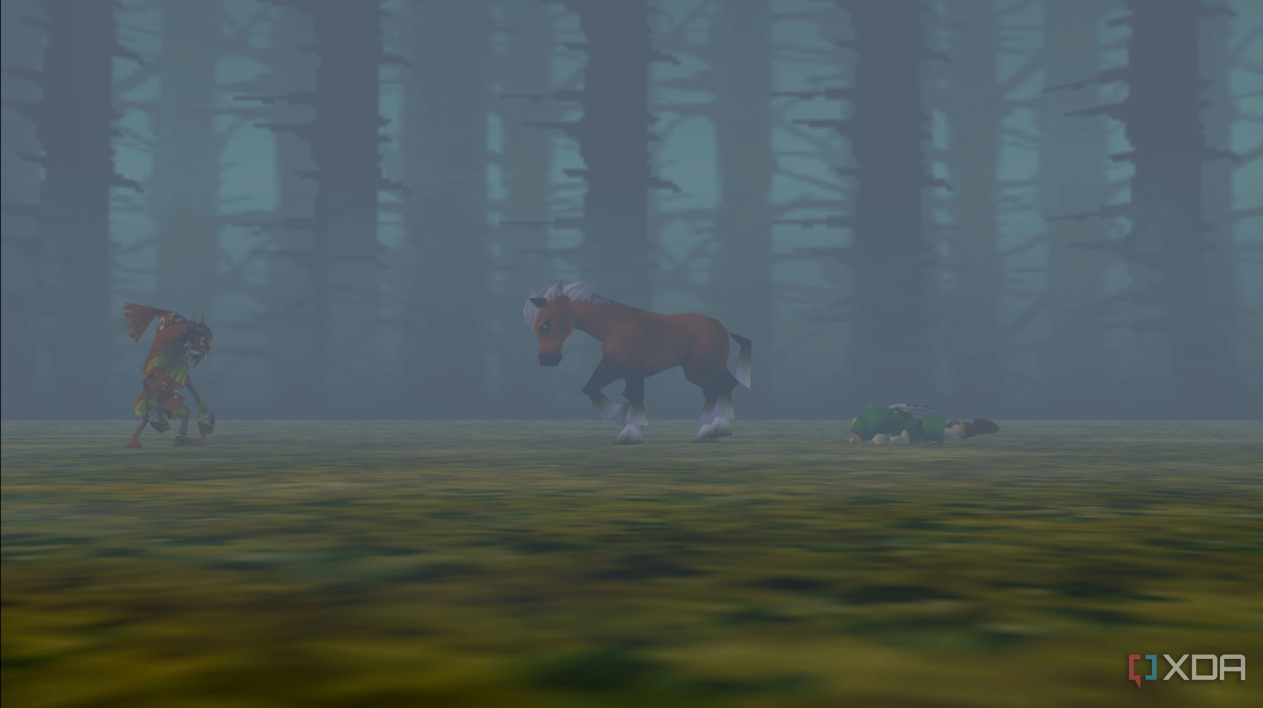Screenshot from the game The Legend of Zelda: Majora's Mask on the N64.