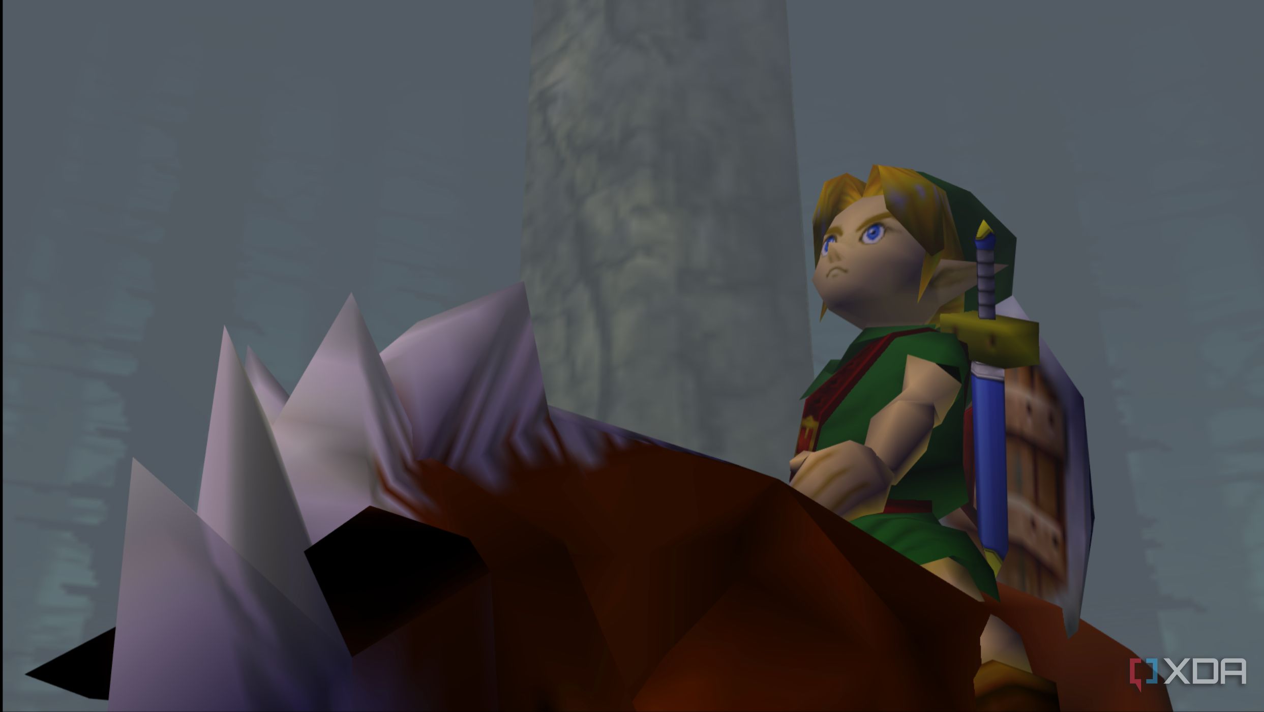 Screenshot from the game The Legend of Zelda: Majora's Mask on the N64.