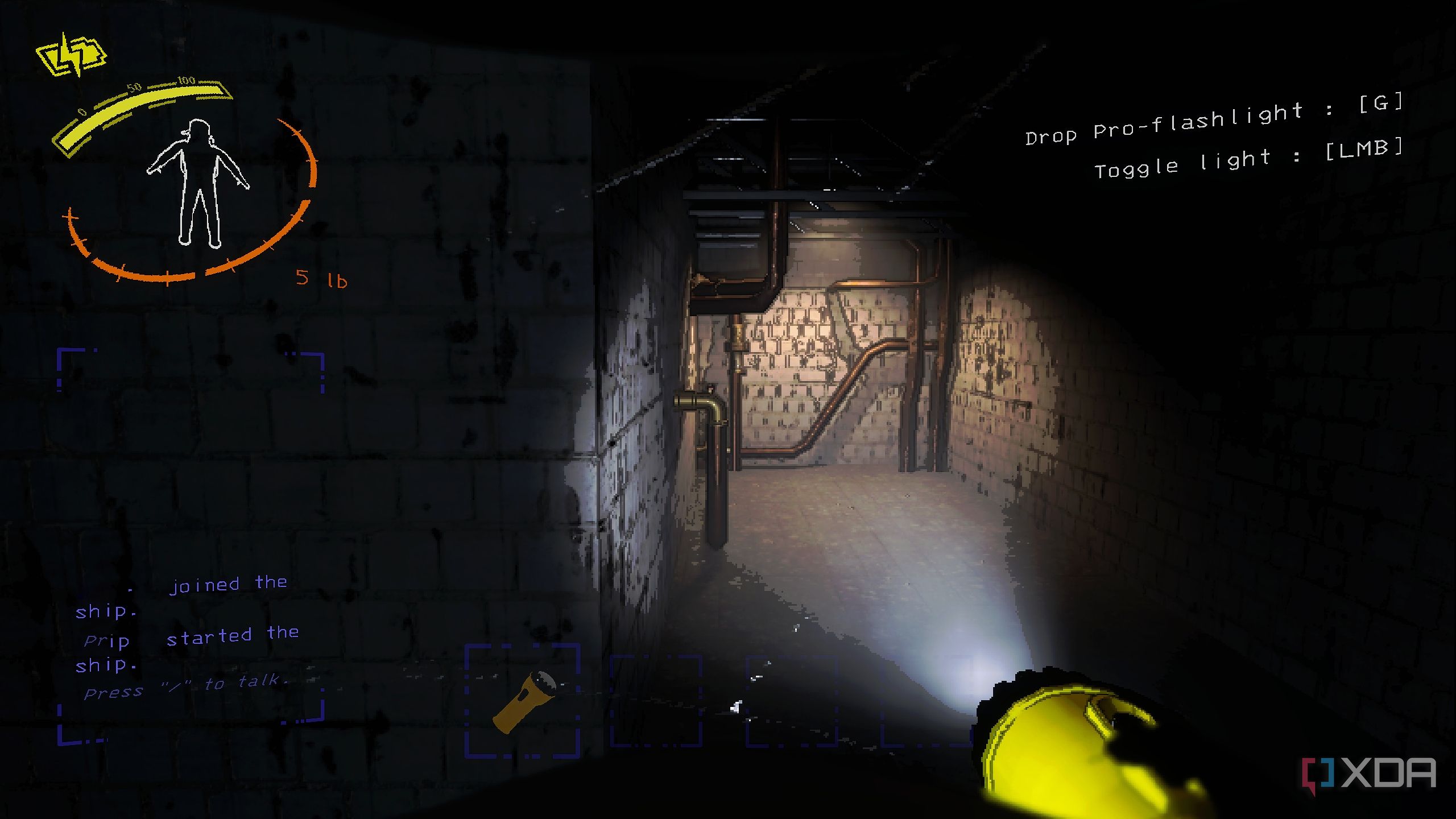 A screenshot from Lethal Company.