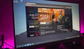 A Linux computer running Netflix in Google Chrome