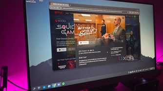 A Linux computer running Netflix in Google Chrome