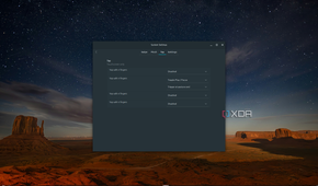 Screenshot of Linux Mint settings showing tap gestures