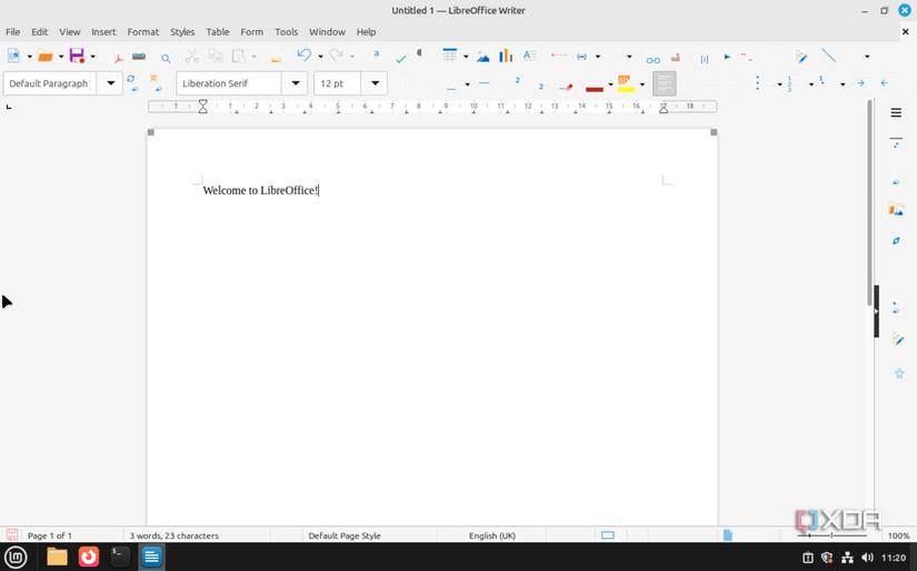 Linux Mint LibreOffice