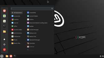 Linux Mint menu