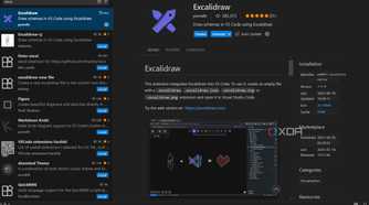 Excalidraw in extension store