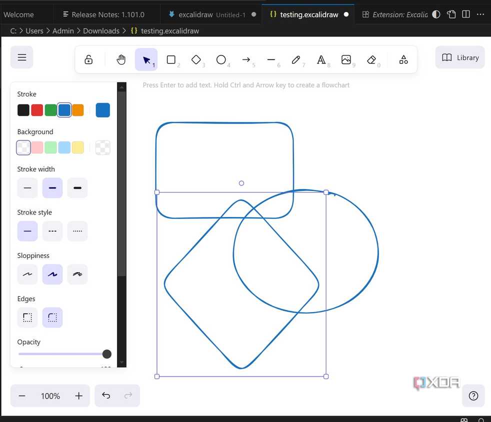 Excalidraw editor