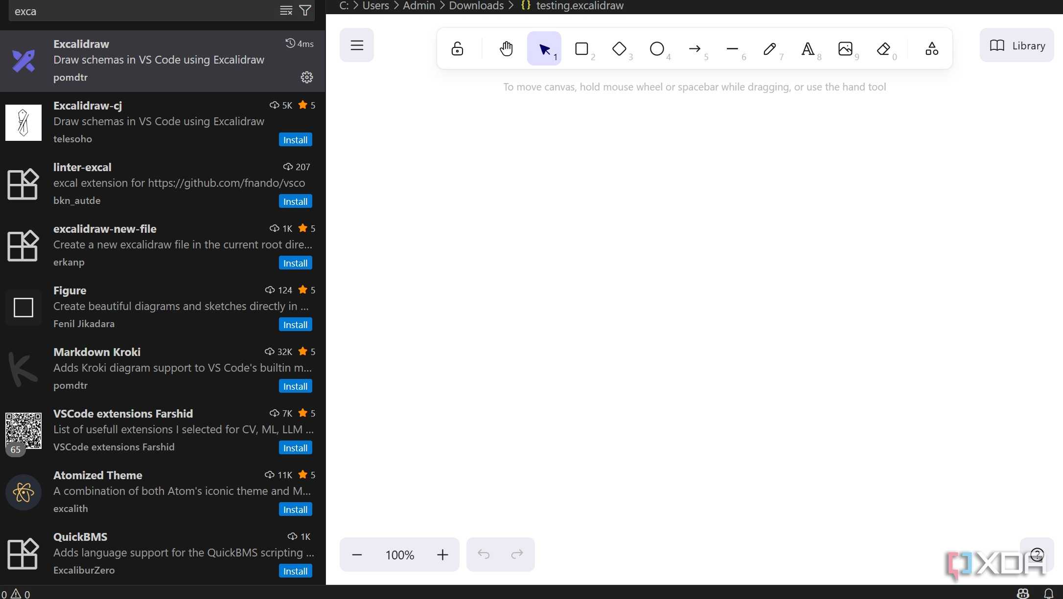 Excalidraw extensions