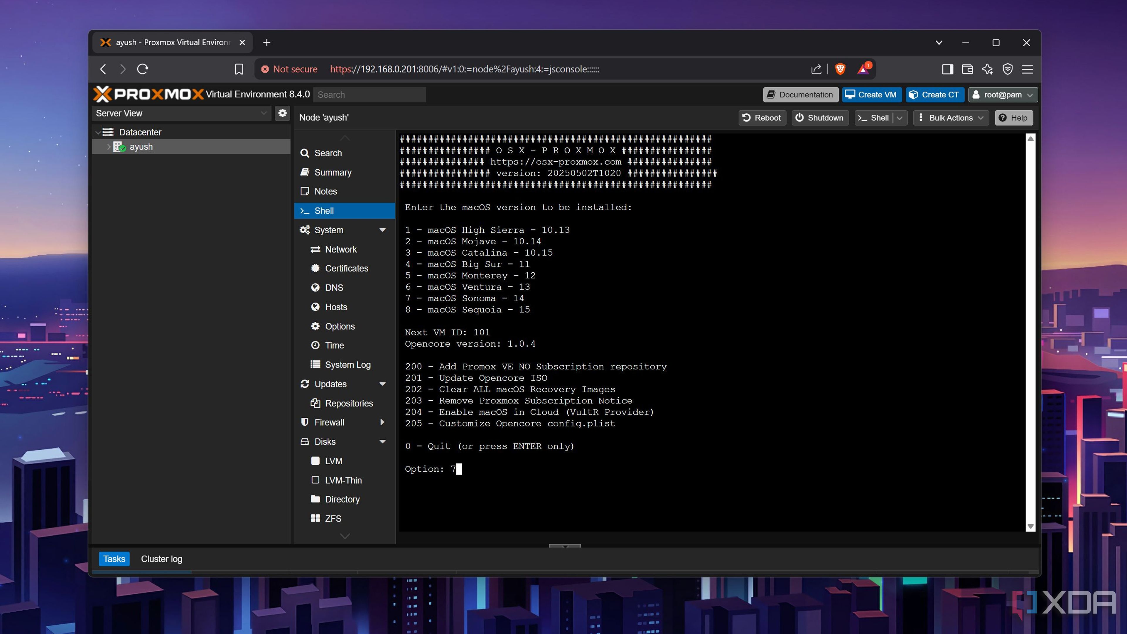 Installing macOS Sonoma on Proxmox