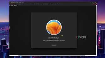 Continuing with the macOS installation