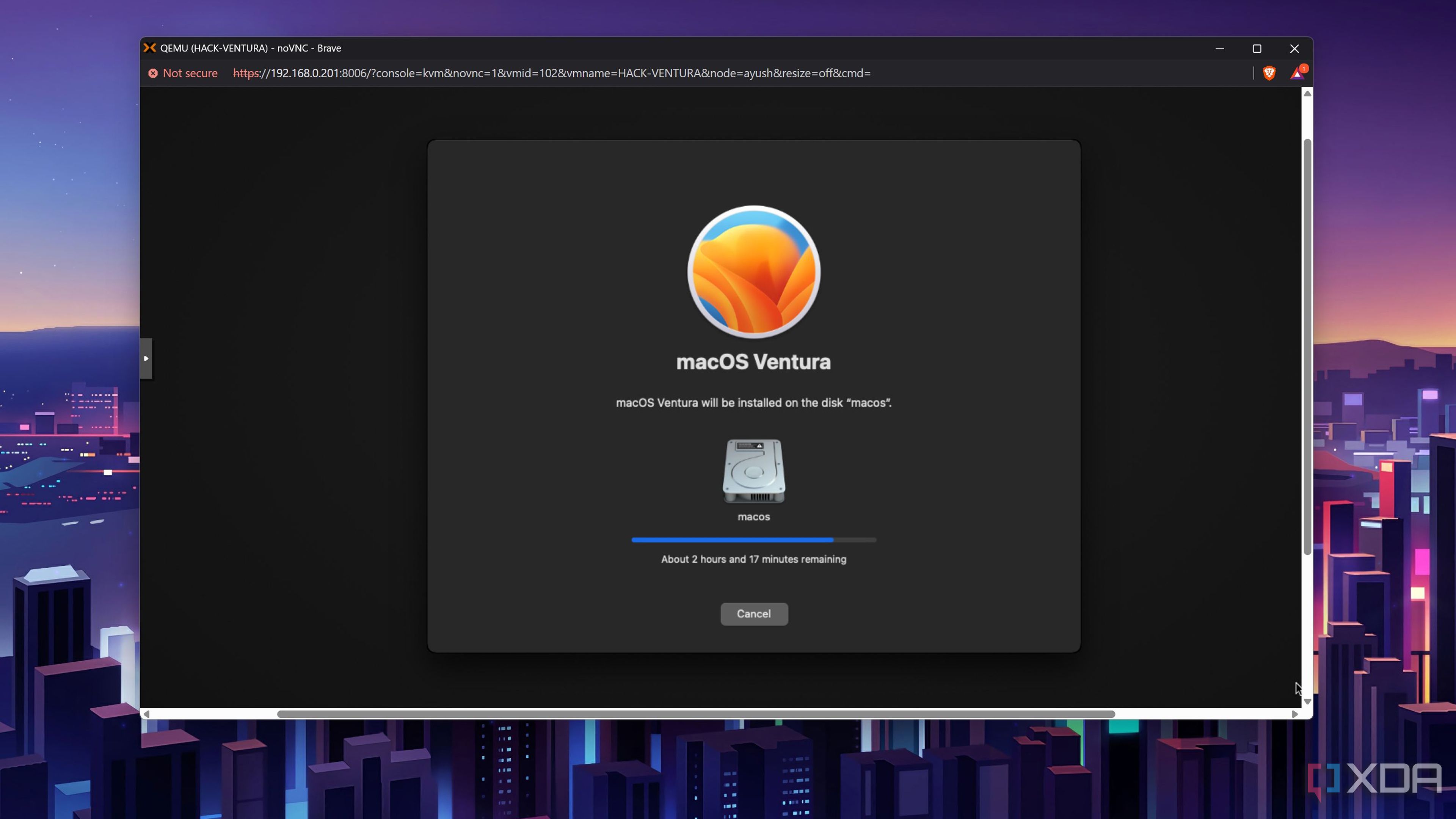 Installing macOS Ventura on Proxmox