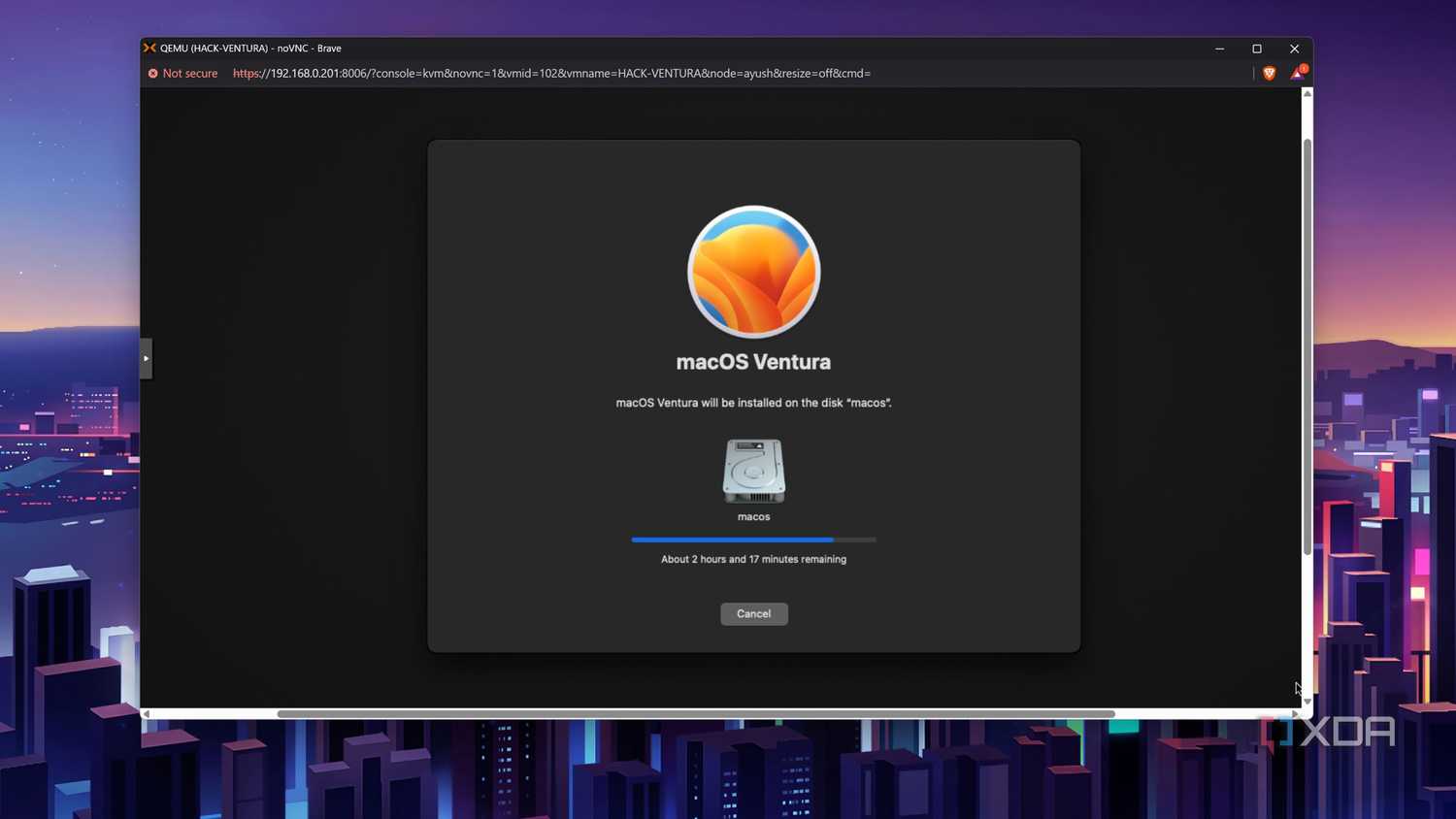Installing macOS Ventura on Proxmox