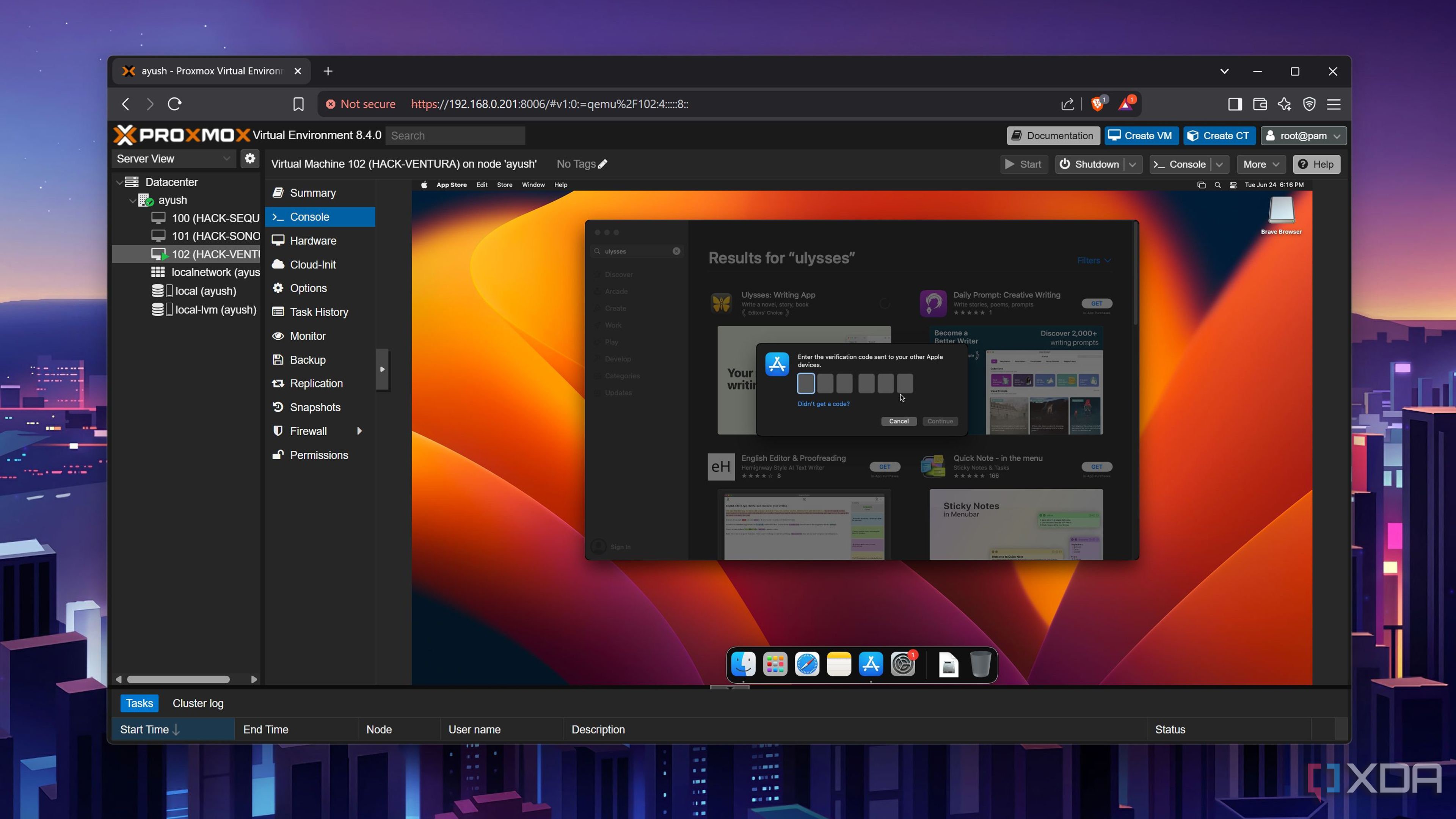 Installing Ulysses on a macOS VM