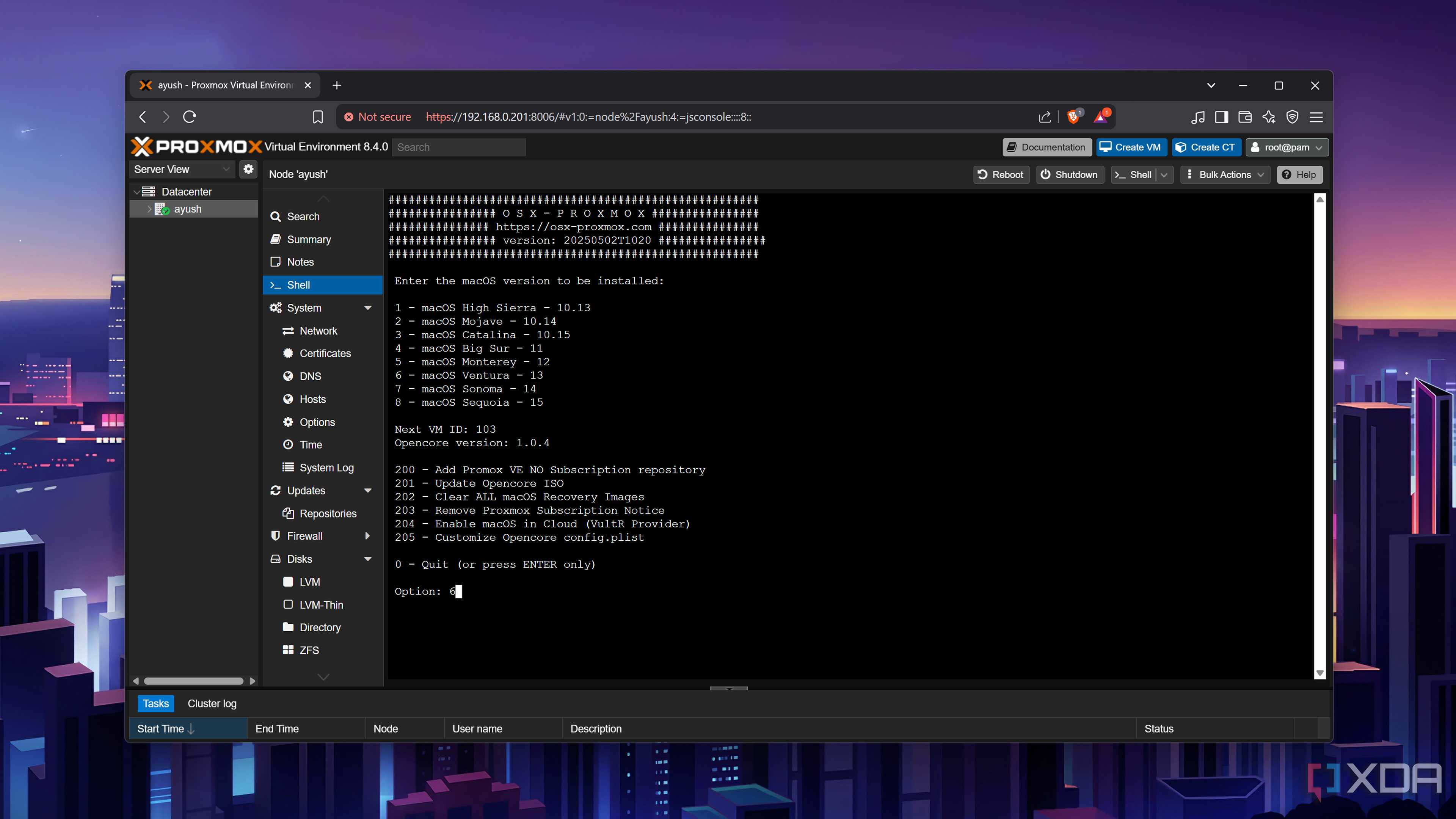 Installing macOS Ventura on a Proxmox VM
