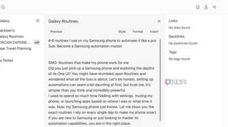 Many Notes backlinks