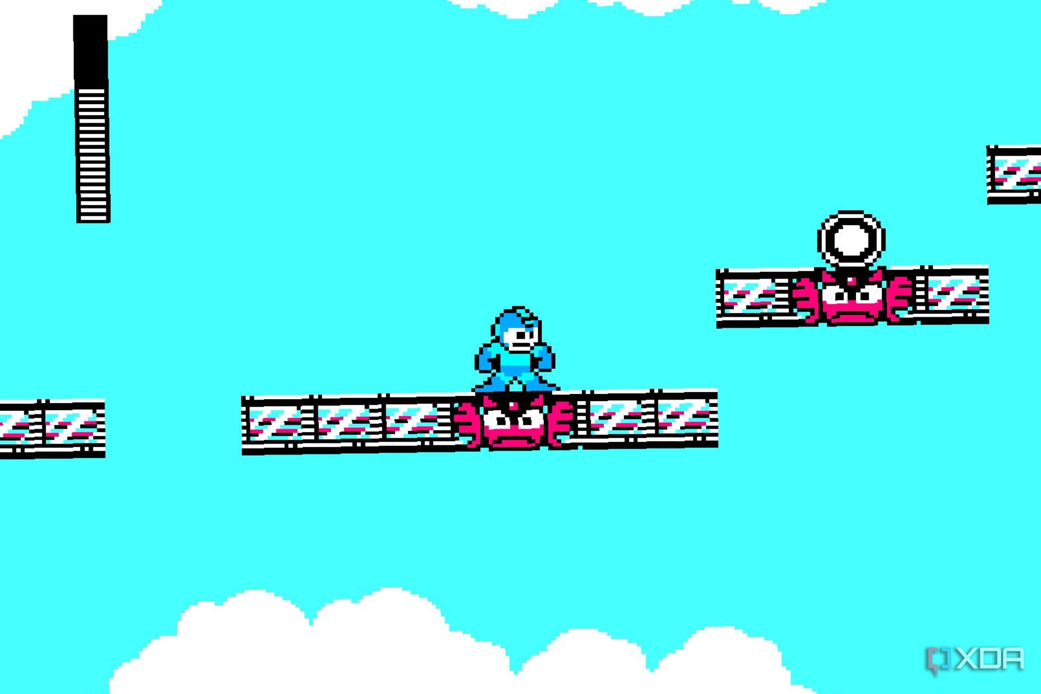Screenshot from the NES game Mega Man 2.