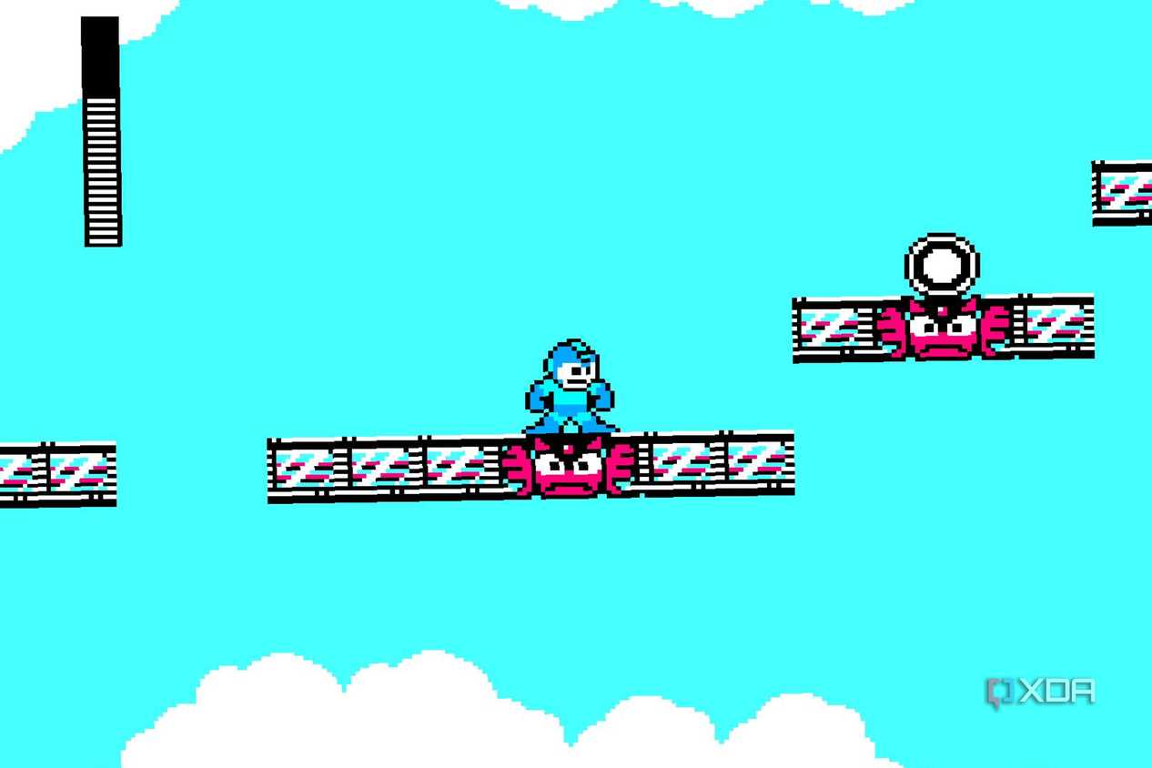 Screenshot from the NES game Mega Man 2.