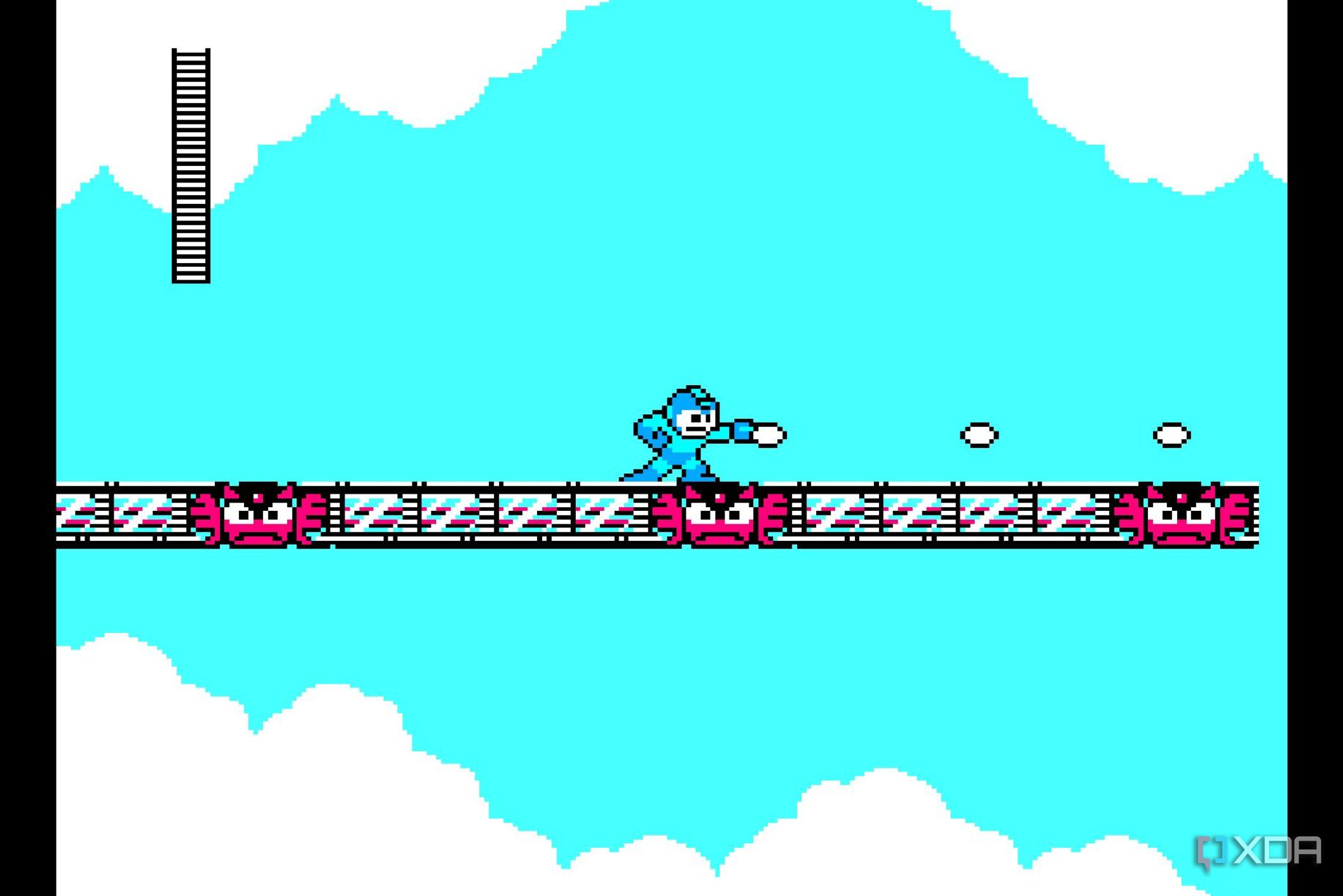 Screenshot from the NES game Mega Man 2.