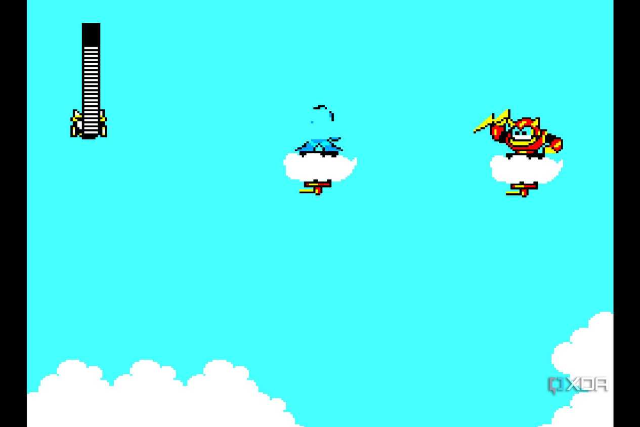 Screenshot from the NES game Mega Man 2.